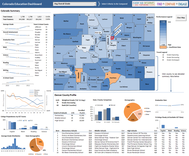 Colorado Education Dashboard — statewide school performance visualization